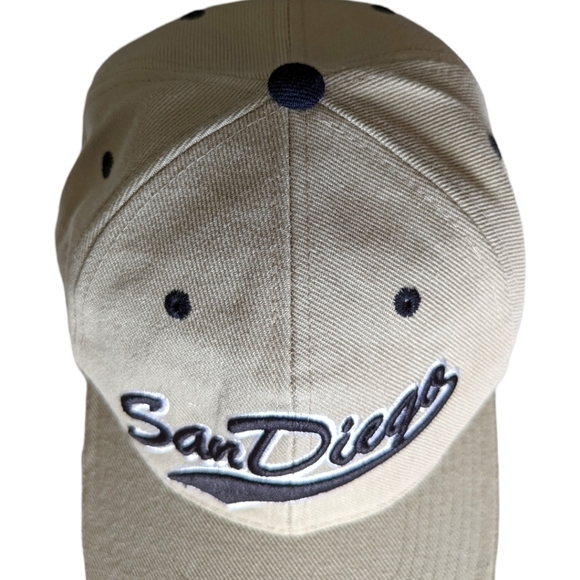 San Diego Tan Adjustable Baseball Cap OS - Picture 5 of 8
